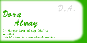 dora almay business card